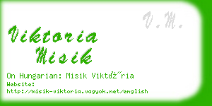 viktoria misik business card